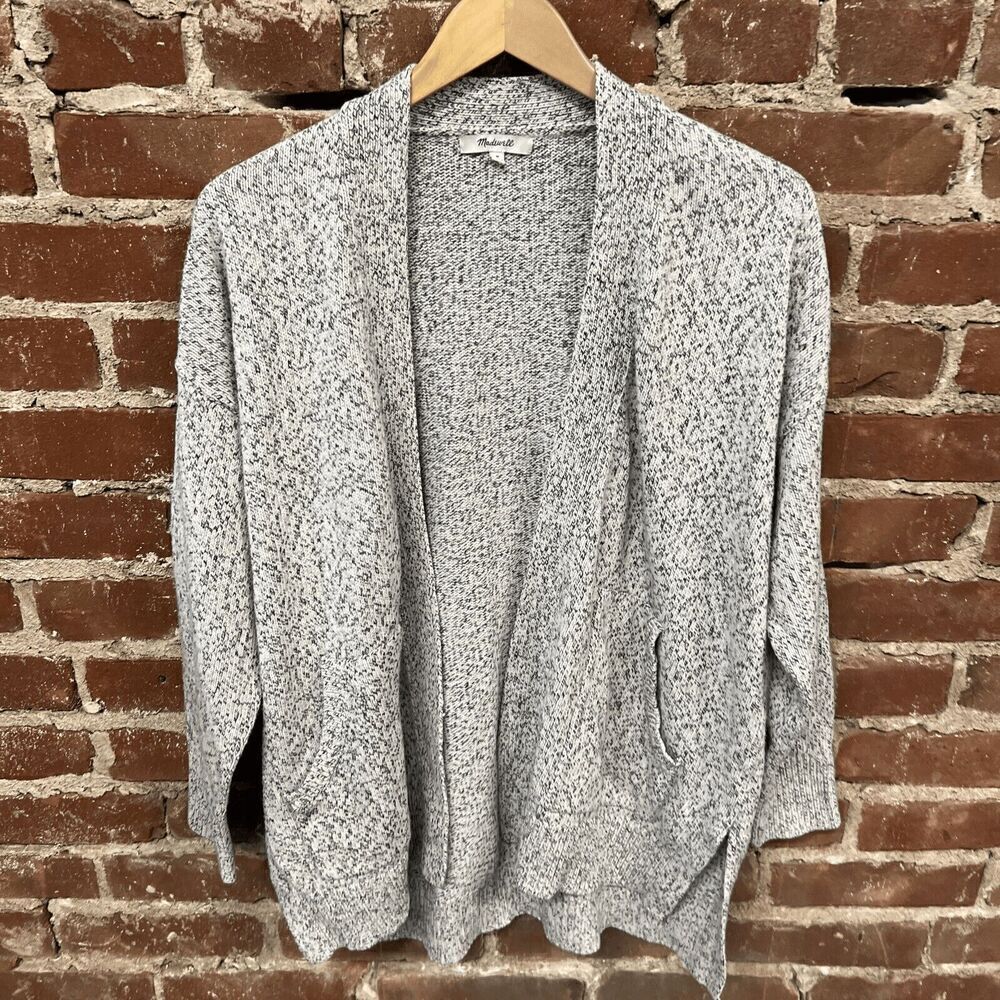 Madewell Midland Open Cardigan Sweater Tunic Duster US Size Medium